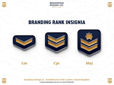 Branding rank insignia - Brandman Design Co. Enamel Pins brand brand identity brandidentity branding creativedesign creativestudio enamel enamelpin enamelpins gift logo mark merchandise pins symbol vector