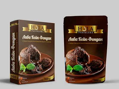 Packings for dessert mix box desert design label logo package