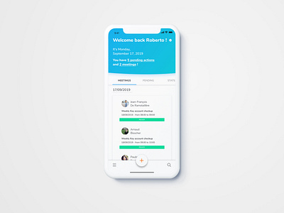 Frizby frizby information architecture interface design managers oneonone ui ux