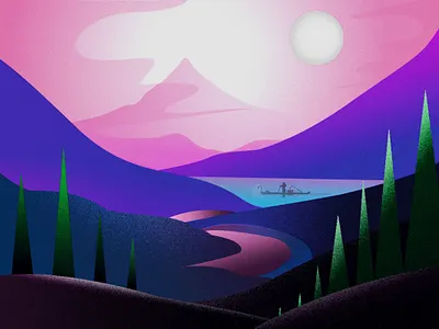 Nature View concept art design illustraion nature illustration vector