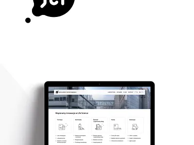Web site for Jagiellonian Center of Innovation webdesign webdevelopment website