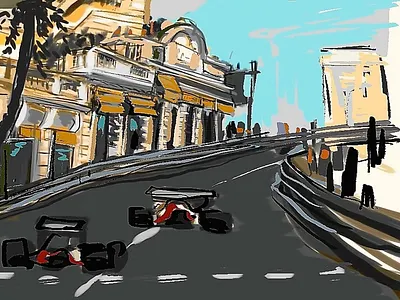 Monaco concept art concept art illustration