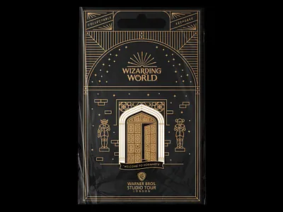 012820 dumbledore enamel pin harry potter hedwig illustration magic wizard