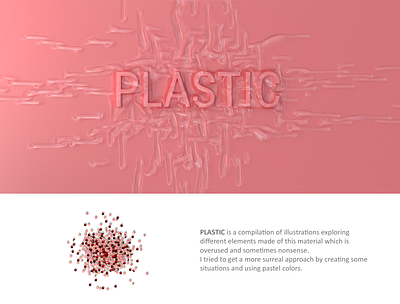 Plastic #4 3d cinema4d design digital environment graphics illustration minimal render