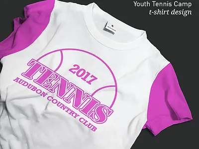 Audubon Country Club - T-Shirt Design graphic design logo print design product design