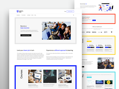 Institute of Data Website • Home ai australia career college course data education education provider enrolment landing landing page online responsive science services student university web website wordpress