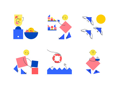 Icons for a Web Development Agency abstract development icons illustration web design