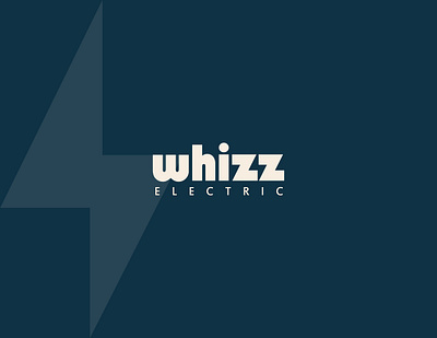 Whizz Electric logo brand brand identity branding design electricity electronic electronics logo logo design logodesign