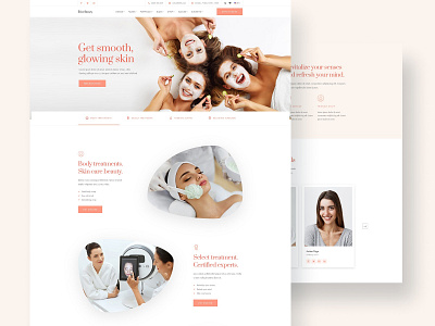 Beauty Salon beauty beauty care beauty landing page beauty salon beauty website cosmetics cosmetics website ekko health and wellness landing page makeup website multipurpose webdesign website website design wellness wellness center wordpress wordpress theme