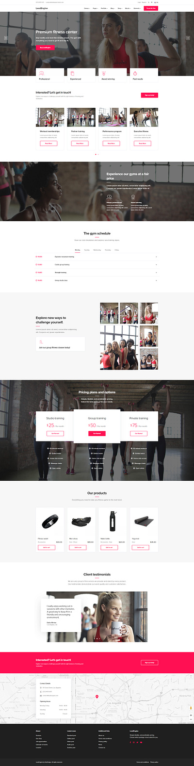 Fitness fitness fitness center fitness coach fitness landing page fitness template fitness website gym gym landing page gym website gym workout landing page leadengine multipurpose startup webdesign website website design wordpress wordpress theme