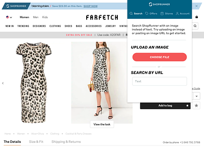 ShopRunner Chrome Browser Extension browser design extension product design ui ux web design