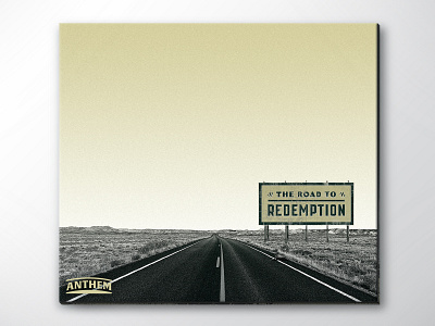 AnthemCover albumcoverdesign design roadkill typography