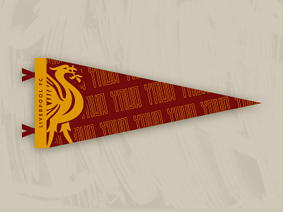 LFC Pennant - Weekly Warm-Up football illustration liverpool pennant reds soccer sport sports team weekly warm up