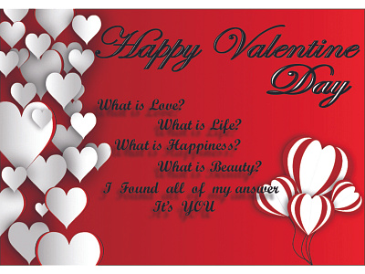 Valentine Card gift card