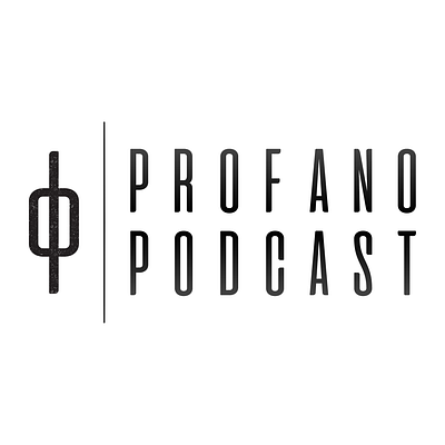 Profano Podcast logo concept brand brand identity branding design flat logo logo design minimal typography