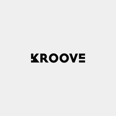 Kroove Beats Logo art branding creative design icon illustrator inspiration logo minimal minimalism