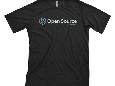 Open Source @ New Relic Tee brand new relic open source shirt tee tshirt