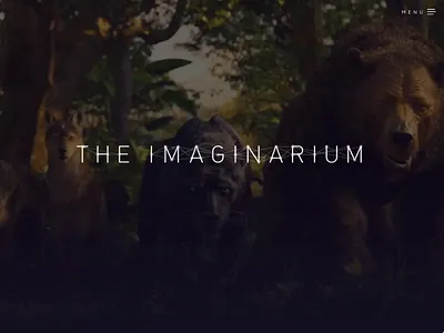 The Imaginarium - Production Company website andy serkis animation branding film movie mowgli production company tv ui ux web web design website