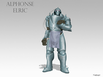 Alphonse Elric fanart digital art digital illustration fan art fanart illustration