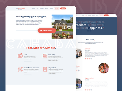 Webdesign and Development for Cahaba Mortgage design ui ux webflow website website design website development