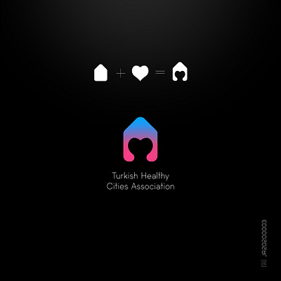 Home + Healthy art city design dribbble healthy home invite logo procreate