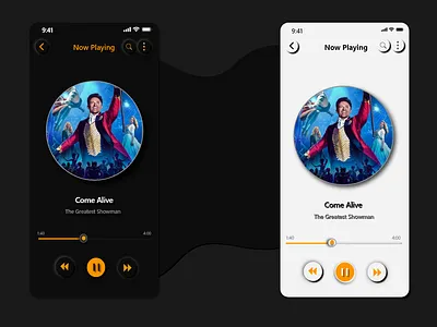 Music player 2020 2020 trend adobe xd app brand brand design branding daily 100 challenge dailyui design figma ios logo mobile trending trending ui trendy ui uidesign ux