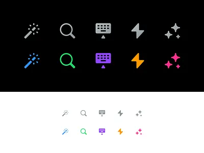✨🔍⌨️⚡️ app design icon design icons interface ui user experience user interface ux