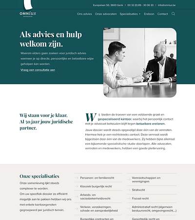 Omnius Lawyers 👩‍💼 justice lawyer lawyers redesign webdesign website