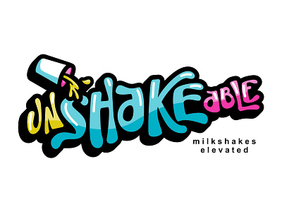 UnShakeable Milkshakes LOGO FINAL logo milk milkshake unshakeable waco wacotown