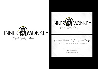 Logo redesign and Business card design for Inner Monkey business card design graphic design illustration logo professional