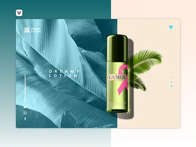Dreamy Lotion 💤 branding design illustration ui ux web web design