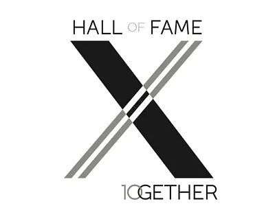 Hall of Fame Logo brand concept design development hall of fame logo