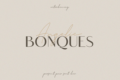 Angelic Bonques Font Duo classic font design download fonts elegant font font font design font duo fonts graphic design lettering logo font logo fonts retro font script fonts typeface typefaces typography vintage font vintage fonts vintage lettering