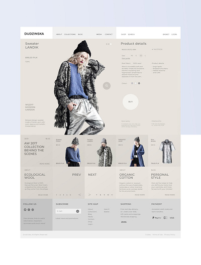 Apparel designer web store wireframe design ui ux web webdesign