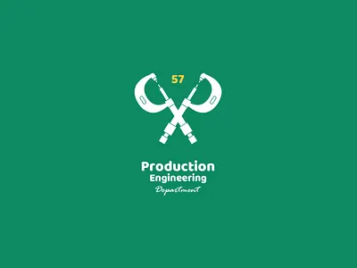Production Engineering illustration logo photoshop