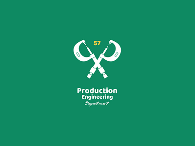 Production Engineering illustration logo photoshop