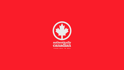 Authentically Canadian rebrand 30 day logo challenge brand brand design brand identity branding design logo logocore logotype visual identity