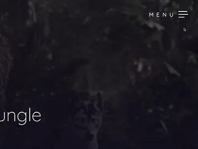 Minimal Menu Animation animation design interaction landing page menu minimal nav navbar navigation portfolio ui user interface ux web website