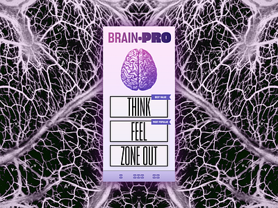 BRAIN PRO app appdesign color design ios iphone typography ui ux