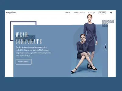 LANDING PAGE adobe xd app brand design branding corporate daily 100 challenge dailyui design designer dress figma girls landingpage logo logo design neat photoshop shop trending ux