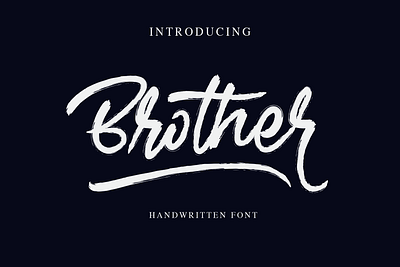 Brother Brush Free Font font fonts free download free font free fonts freebies freefont type typeface typography