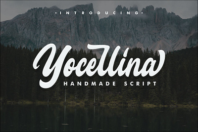 Yocellina Free Handmade Font design font free font free fonts freebie freebies typeface typefaces typogaphy typography