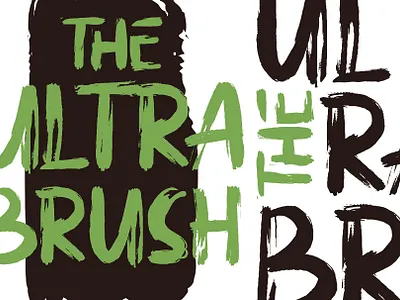 The Ultra Brush Free Font font font family free font free fonts freebie freebies typeface typefaces typogaphy typography