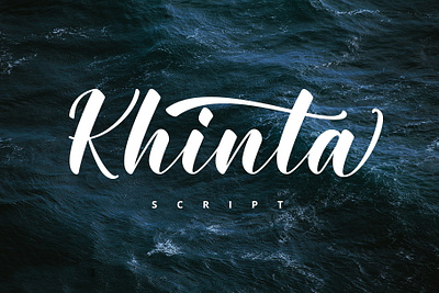 Khinta Free Script Font design font free font free fonts freebie freebies typeface typefaces typogaphy typography