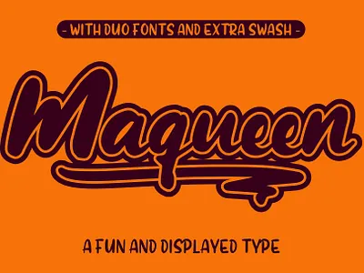 Maqueen Free Display Font font font design font family fonts free font free fonts freebie freebies typeface typography