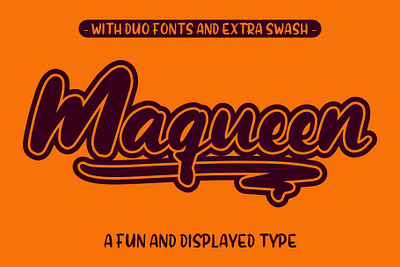 Maqueen Free Display Font font font design font family fonts free font free fonts freebie freebies typeface typography