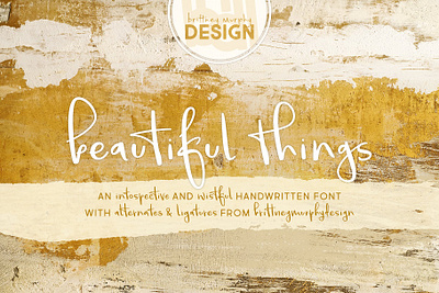 Beautiful Things - Free Handwritten Font font font design font family fonts free font free fonts freebie freebies typography