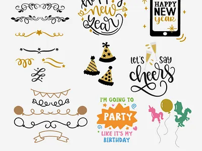 Cute Craft Celebrations borders celebration cheers designs.ai graphicmaker illustrations