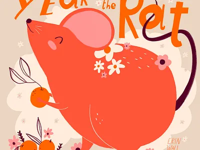 Year of the Rat animals cute drawing illustration illustrations lunarnewyear year of the rat