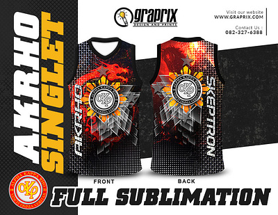 AKRHO-SKEPTRON Singlet Full Sublimation Design and Printing print print design printing printmaking prints shirt shirt design shirt mockup shirtdesign shirts